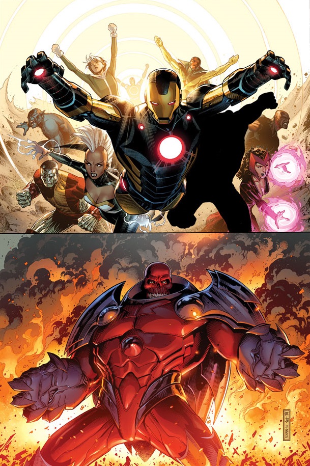 Avengers X-Men AXIS #1 cover art