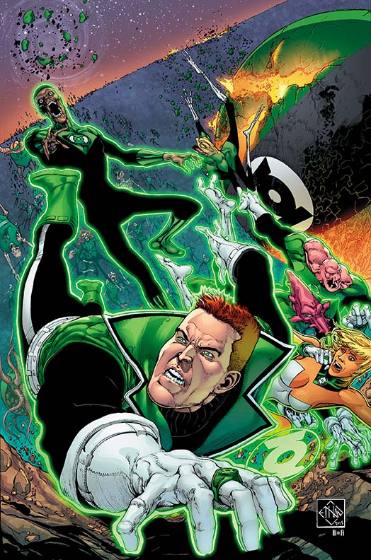 Cover to GREEN LANTERN CORPS: EDGE OF OBLIVION #2 by Van Sciver