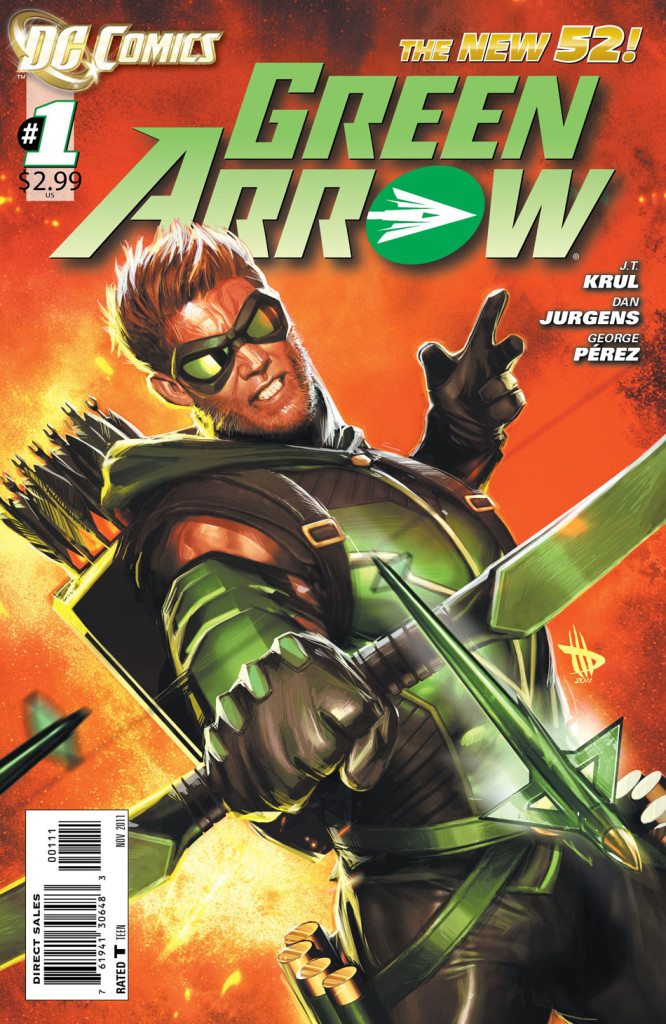 Green Arrow #1 cover by Dave Wilkins