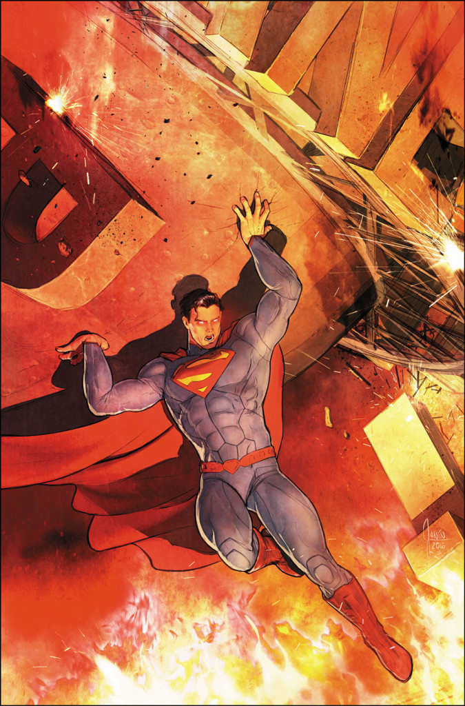 Superman 52 variant cover by Mikel Janin