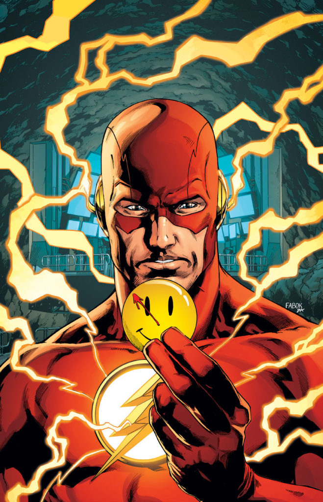 THE FLASH IMAGE FROM THE BATMAN #21 LENTICULAR COVER